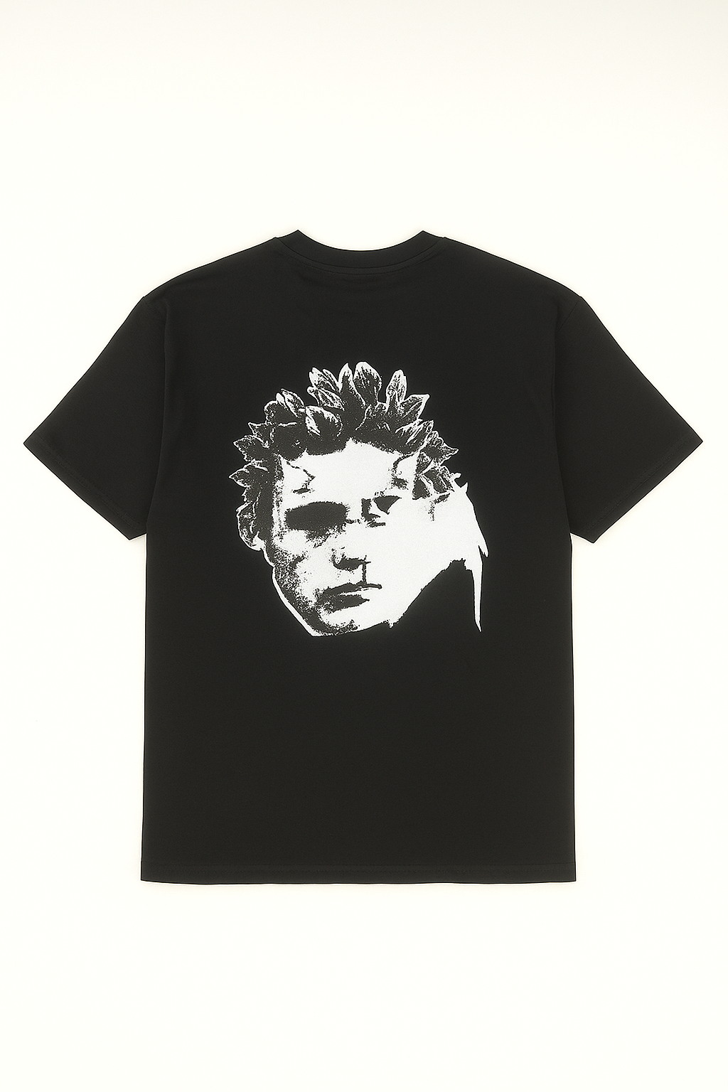 B/W Mens Oversized Graphic Tee